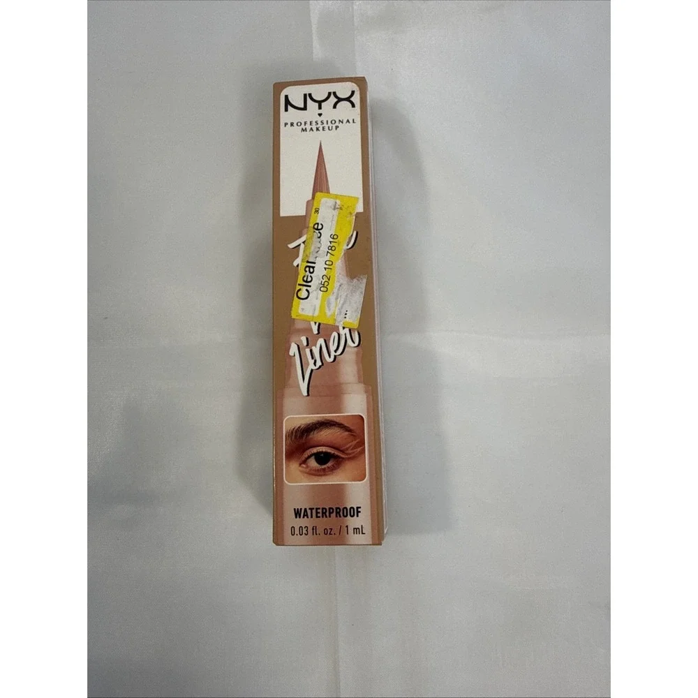 NYX Epic Ink Liner Waterproof Liquid Eyeliner Vegan - EIL06‎ Lil Toasty See